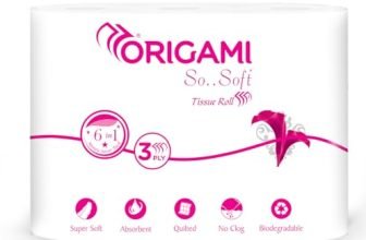 Origami So Soft Toilet Tissue Paper | 3 Ply | Pack of 6 | 140 Pulls Each