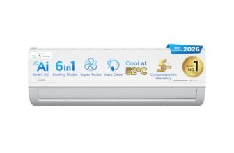 Midea 1.5 Ton 5 Star Inverter Split AC, Wi-Fi & 6-in-1, MAI18SR5R36W0
