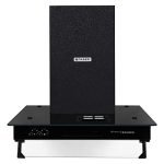 Faber 3in1 Chimney with Air purifier & Fan, 60 cm, 1095 m³/hr (HOOD 3N1 AEROST. STAR PRO 3D AB TC 60,Baffle Filter, Alligator Black)
