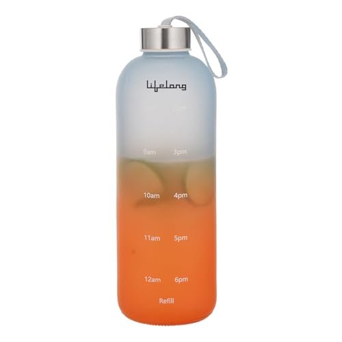 Borosil 600ml POPI Grey Borosilicate Glass Water Bottle with Sipper Lid, Leak Proof Bottle for Office, Gym & School, Transparent Sipper Bottle with Protective Sleeve