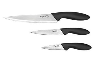 Pigeon by Stovekraft Stainless Steel Kitchen Knives Set, 3-Pieces, Multicolor