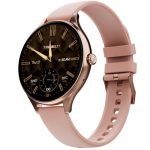Fire-Boltt Phoenix Air Smart Watch 1.26” Round Display, Rotating Button, Wireless Charging, Ultra Lightweight Metal Body, Bluetooth Calling, Smartwatch with Silicone & Mesh Steel Straps Petal Pink