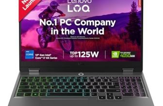 Lenovo LOQ Intel Core i7-13650HX| NVIDIA RTX 4050 6GB (16GB RAM/512GB SSD/144Hz Refresh Rate/15.6″ (39.6cm)/Windows 11/Office Home 2024/Grey/2.4Kg), 83DV01K8IN AI Gaming Laptop
