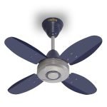 ACTIVA Ornet 600mm Ceiling Fan for Kitchen & Small Rooms | 4 Blade High Speed Fan | 850 RPM Powerful Air Delivery | Anti-Dust Coating | Energy Efficient Ceiling Fan | 2 Years Warranty | Silver Blue