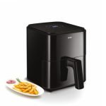 Glen Digital Air Fryer 4 L, 1350 Watt, Touch Control, 80–200°C Temperature Control, Rapid Air Circulation Technology, Crisper Tray, Mesh Basket, Bake, Roast, Grill, Reheat (SA3060DIGI)