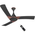 RR Signature Raptor 1200mm BLDC Designer Ceiling Fan | 350 RPM, 32W Low Power | 60% Energy Saving | 4 Smart Modes | High Airflow | Low Noise | 2-Year Warranty [VENETIAN GREY] Free Installation