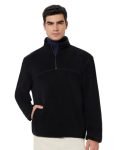 Amazon Brand – Symbol Men’s Polar Fleece Half Zipper Sweatshirt |Relaxed Fit | 100% Polyester | Available in Plus Sizes Black