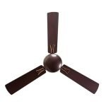 RR Signature Audie 1200MM 2 Star BEE Certified Energy Efficient 50-Watt High-Speed Ceiling Fan For Home and Office (Charcol Black)