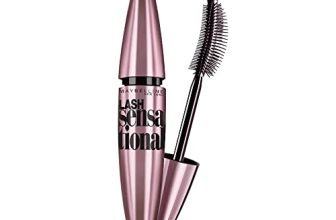 Maybelline New York Mascara, No-clumping, Fanning Brush, Waterproof, Lash Sensational, Black, 9ml