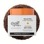 Chemist At Play Exfoliating Body Scrub for Removing Tan & Dead Cells | Rough & Bumpy Texture, Tanned & Pigmented Areas | Smooth, Soft & Bright Care | Natural AHAs | Coffee | For Men & Women | 75g