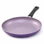 Wonderchef Valencia Non-Stick Fry Pan | Cool Touch Bakelite Handle | Pure Grade Aluminium| PFOA Free | 1.5 litres Capacity | Size 24 cm | 1 Year Warranty | Purple