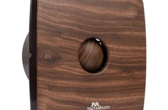 RR Signature 150 MM Vento Air High Speed Exhaust Fan with Bird Guard, Ventilation Fan for Bathroom, Kitchen, & Office (Wooden Brown) (3 Year Warranty)