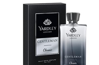 Yardley London Gentleman Classic Liquid Perfume Spray, Fresh Woody Fougère Notes, Masculine Fragrance, Perfume For Men, 100ml