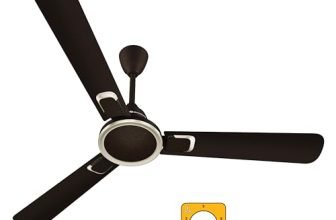 atomberg Erica Signature 1230mm BLDC Ceiling Fan | Newly Launched | Regulator Operated | Advance air+ technology | BEE rated 5 star | Low noise operation | 3 Years Warranty (Blaze Brown)