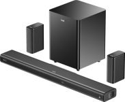 boAt Aavante Bar Prime DA750,Dolby Atmos,Subwoofer,Dual Rear Satellites,EQ Modes 750 W Bluetooth Soundbar(Black Regal, 5.1 Channel)