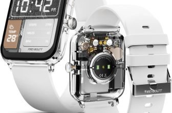 Fire-Boltt Ninja Phantom Smartwatch(Frost White Strap, Free Size)