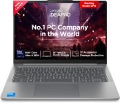 Lenovo IdeaPad Slim 5 OLED Display Intel Core Ultra 9 185H – (16 GB/512 GB SSD/Windows 11 Home) IdeaPad Slim 5 14IMH10 Laptop(14 inch, Luna Grey, 1.39 kg, With MS Office)