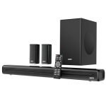Mivi Nex 650 Soundbar [New Launch], 650 Watts, 5.1 Channel System with Sound bar, Satellite Speakers and Subwoofer, Nex Surround Feel Technology, Multiple Input Modes, Made in India
