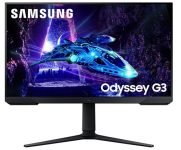 Samsung Odyssey G3 Gaming Monitor 27 Inch (68.5 cm), FHD 1920 X 1080, VA Panel, 180Hz, 1ms(MPRT), Freesync, DP, HDMI, Headphone, Height, Tilt, Pivot Adjust Stand, Bezel-Less (LS27DG302EWXXL, Black)