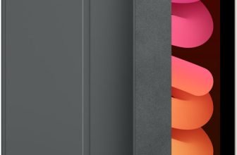Apple Flip Cover for Apple Smart Folio for iPadmini (A17Pro)(Charcoal Grey, Thermoplastic Polyurethane)