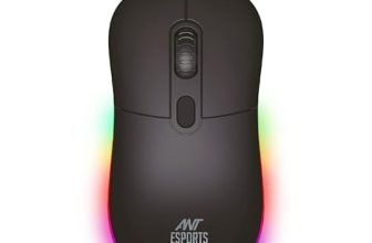 Ant Esports GM40 Wired Optical Gaming Mouse with RGB LED, Lightweight and Ergonomic Design, DPI Upto 2400, Compatible with Windows and Mac