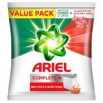 Ariel Complete Detergent Powder – 4kg | Removes 100 Tough Stains in 1 wash | Fragrance that lasts for 2 weeks | For Semi Auto Washing Machine & Bucket Wash