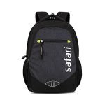 Safari Tribe 35 Ltrs Large Laptop Backpack with 3 Compartments, Water Resistant Fabric – Black (TRIBE19CBBLK)