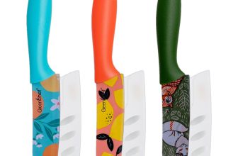 Greenchef 3 Pc Stainless Steel Knife Set SS Elite flora