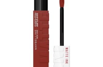 Maybelline New York Superstay Matte Ink Liquid Lipstick, Charmer | No budge bold color for 16H | Transferproof, Waterproof, Foodproof | Brown skin friendly
