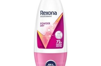 Rexona Powder Dry Underarm Roll On Deodorant For Women, Antiperspirant, Removes Odour, Keeps Skin Fresh & Clean, Alcohol Free, Skin Friendly, 50 ml