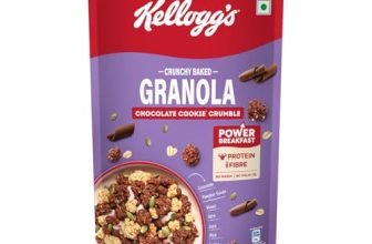 Kelloggs crunchy granola chocolate cookie crumble|No maida| No palm oil| 400gm