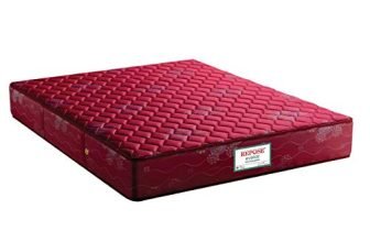 Repose Eyelidz Bonnell Spring Mattress with Durable Open-Coil System, Double Size (72X48X6 Inches), Firm Support, Enhanced Airflow & Pressure Relief, Lasting Comfort, Edge Stability, 5 Years Warranty