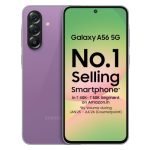 Samsung Galaxy A56 5G Mobile (Awesome Violet Glow, 8GB, 128GB) | Segment Most Complete Triple Camera | 50MP | AI Editing | 4nm Processor | sAMOLED | 5000mAh | Gorilla Glass Victus+| Knox Security