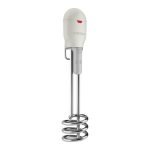 Havells Zeta 1500 watt Immersion Heater | ISI Mark Heavy Duty 3 Pin Moulded Plug, Touch Protection Cover | Waterproof, Heating Indicator, Nickel Plating, Warranty: 2 Year comprehensive |(Grey) Plastic
