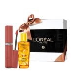 L’Oreal Paris You’re Worth it Gift Box – Liquid Lipstick 635 and Hair Serum 30ml