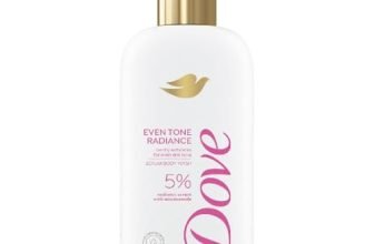 Dove Even Tone Body Wash with 5% Radiance Serum with Niacinamide | Helps Fade Dark Spots & Blemishes | Gentle Exfoliation for Even-Toned Looking Skin | Sulphate-Free Cleansers & Parabens-Free | 300 ML