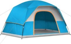 ALI Shipping 3-8 Person Family Camping Tent – All-Season Waterproof Dome Tent with Rainfly, Ventilation, Easy Setup for Hiking, Picnic & Outdoor Adventures