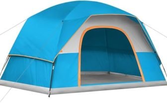 ALI Shipping 3-8 Person Family Camping Tent – All-Season Waterproof Dome Tent with Rainfly, Ventilation, Easy Setup for Hiking, Picnic & Outdoor Adventures