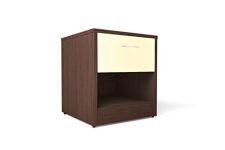 Interio by Godrej Table Aero Particle Board Bedside Table | 1-Year Warranty, Valigny Oak, Knock Down