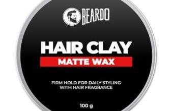 Beardo Hair Clay Wax for Men, 100 gm | Hair Clay for men | Styling Wax | Volumizing | Strong Hold | Restylable |Matte Finish | Easy to Wash Off | Texture Clay for Men