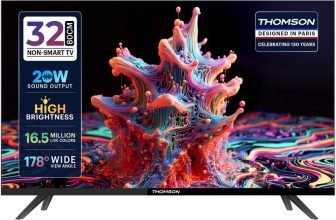 Thomson 80 cm (32 inch) HD Ready LED TV with 20W Sound Output | 2 Speakers | Wide View Angle| Vivid Color | Bezel-Less Design(32TM3290-25)