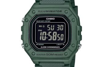 Casio Youth W-218H-3BVDF Digital Black Dial Unisex (D394)