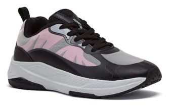 Campus Women’s Fable Running Shoes BLK/L.Pink – 6UK/India