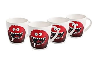Cello Melamine Mug – Set of 4, Multicolor, 200ml