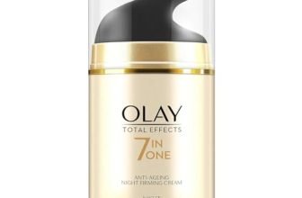 Olay Total Effects Night Cream |with Vitamin C, B5, Niacinamide, Green Tea |Fights 7 signs of ageing every night for glowing, hydrated and younger looking skin |Suitable for Normal, Dry, Oily & Combination skin |50 gm