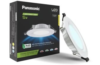 Panasonic 5W Round Conceal Downlight, False Ceiling Light, LED Surface Light for POP, 6500k Cool Day White