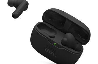 JBL Vibe Beam 2 – Active Noise Cancelling Earbuds – Black | JBL Pure Bass sound, Active Noise Cancelling with Smart Ambient, 4 mics for crisp, clear calls, Water and dust resistant