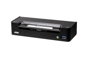 ATEN 3-Port USB-C DP Hybrid KVMP Switch W/in