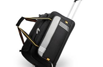 Safari Imperia Trolley 3 Years Warranty Duffle Bag (58 Cm, Black) (IMPERIA58RLBLK)