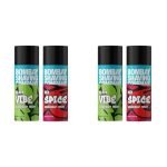 Bombay Shaving Company Body Spray for Men, 150ml each (Pack of 4) – Red Spice and Black Vibe (Packaging may vary)